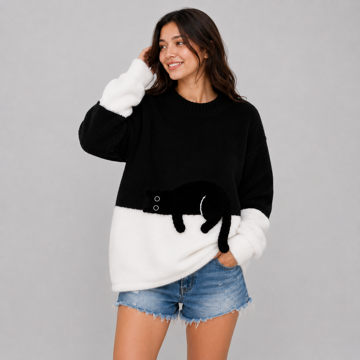 Camille Cat Sweater