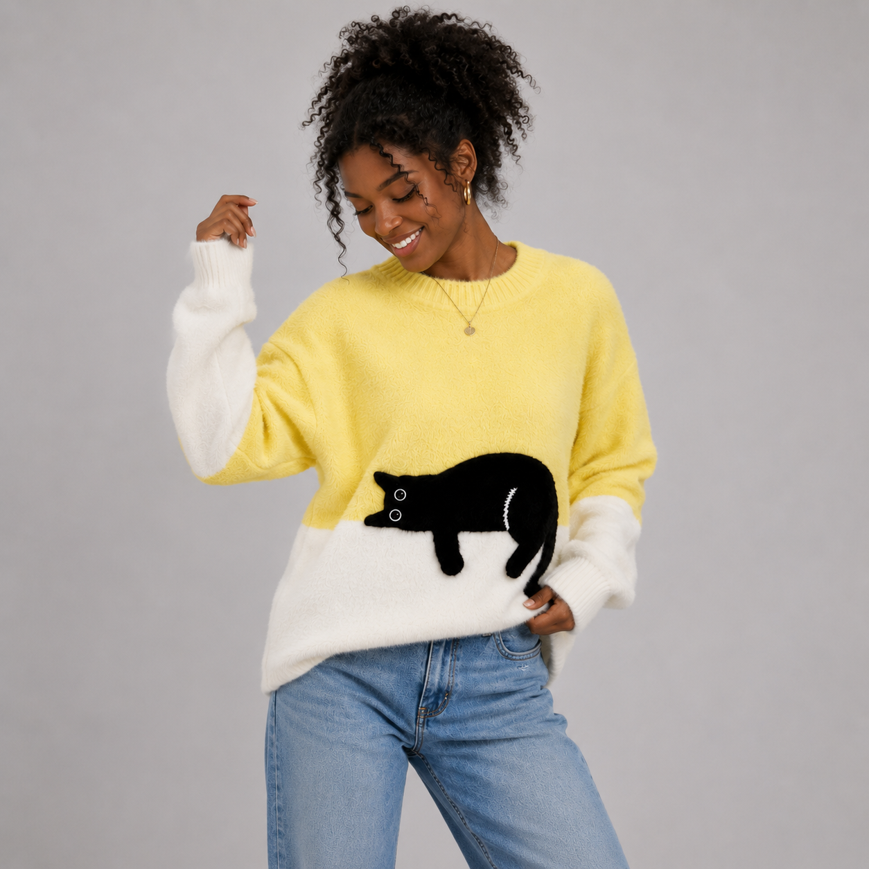 Camille Cat Sweater