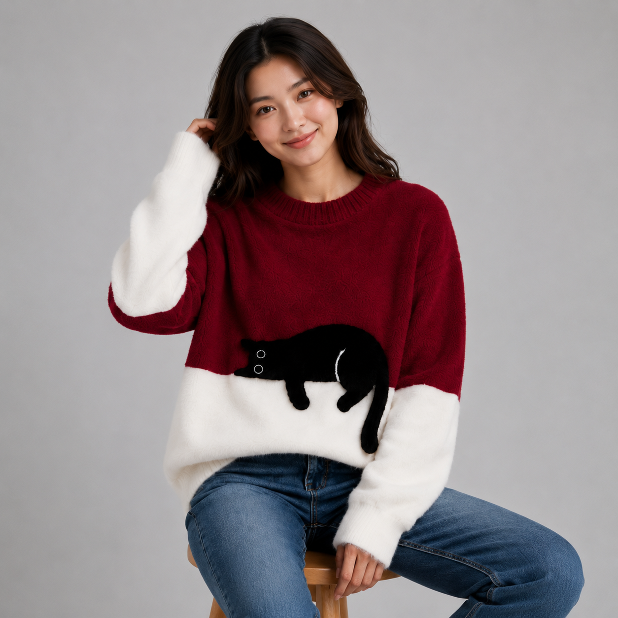 Camille Cat Sweater