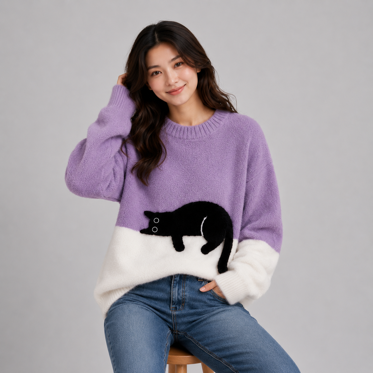 Camille Cat Sweater